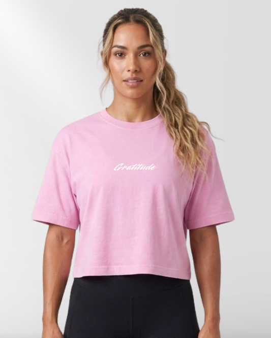 Gratitude Cropped Tee