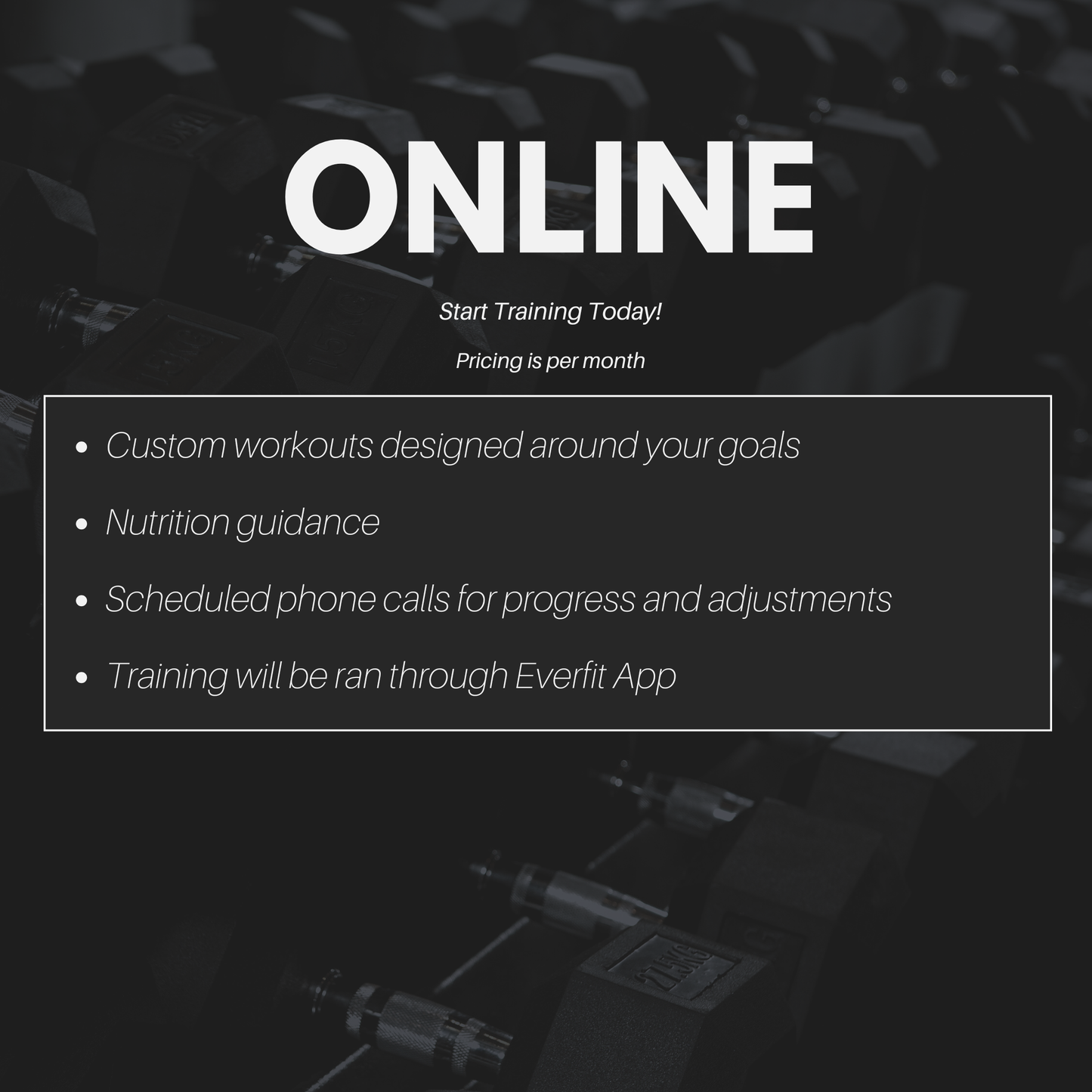 Online Personal Training